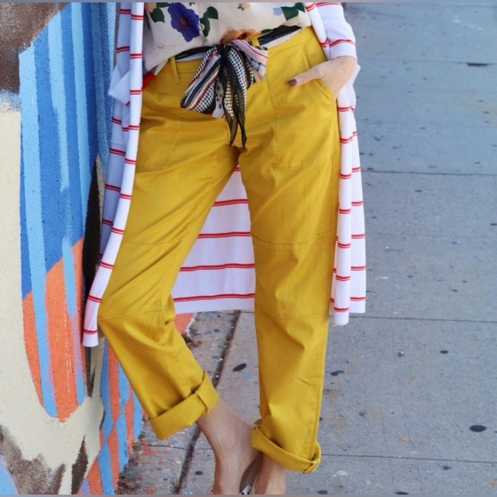 CAbi Women’s Utility Vibrant Yellow Trousers